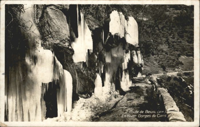 Beuil Gorges du Cians Route de Beuil