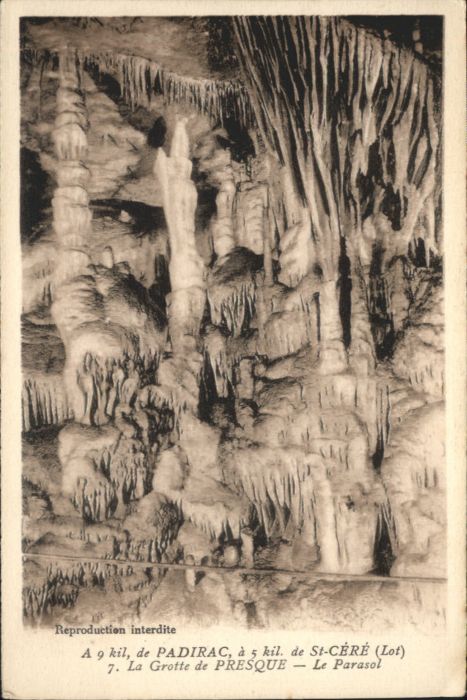 Padirac Höhle Grotte