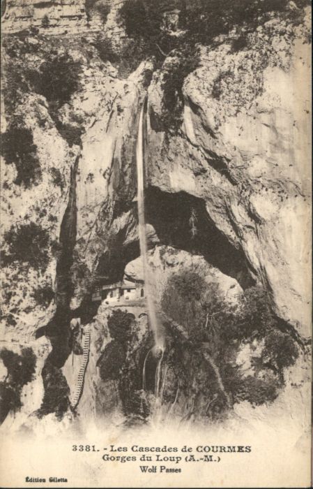 Gorges Loup Alpes-Maritimes Cascade Courmes