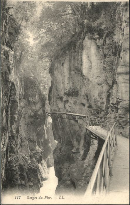 Lovagny Gorges du Fier Höhle Grotte Schlucht
