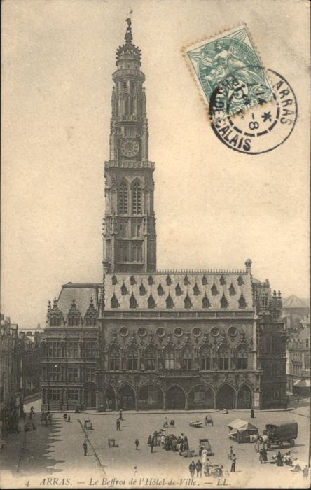 Arras Pas-de-Calais Arras Beffroi Hotel de Ville