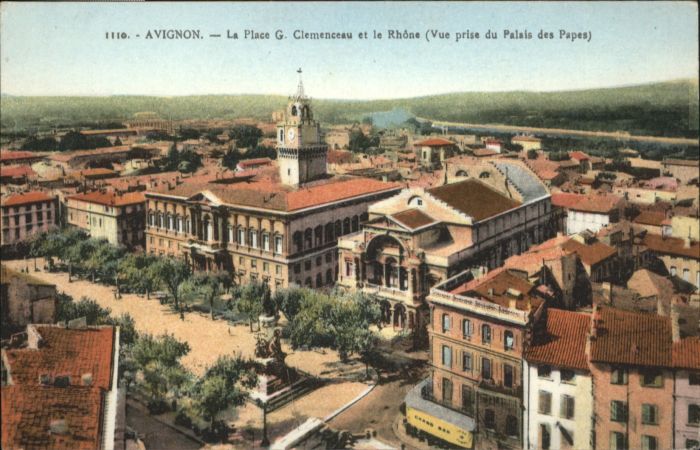 Avignon Vaucluse Avignon Place G. Clemenceau Rhone