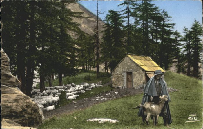 Schaeferei Landwirtschaft Schäfer Schäferhütte Cabane de Berger S