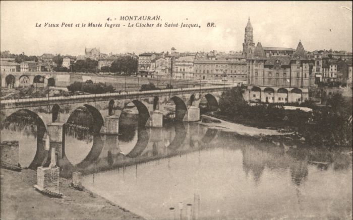 Montauban Tarn-et-Garonne Montauban Pont Musee Ingres Museum Cloc