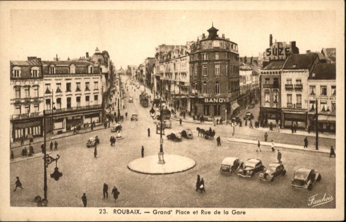 Roubaix Grand Place Rue Gare