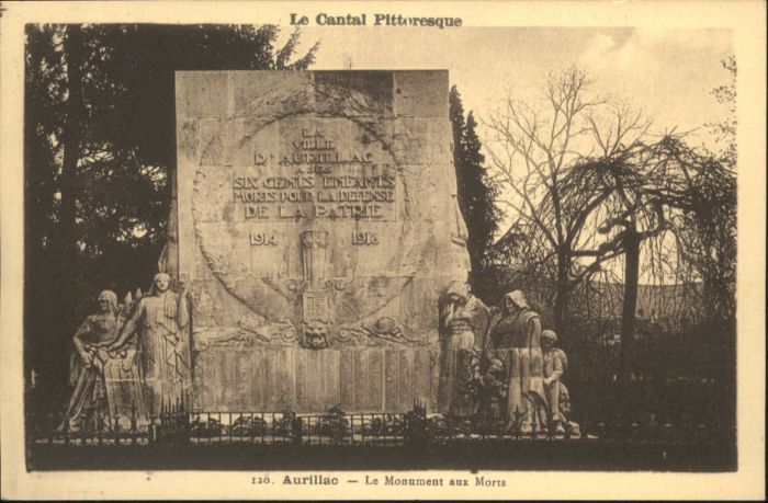 Aurillac Monument Morts