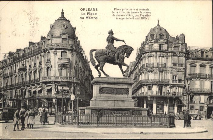 Orleans Loiret Orleans Place Martroi