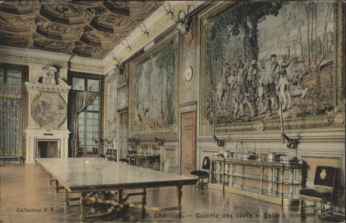 Chantilly Galerie Cerfs Salle