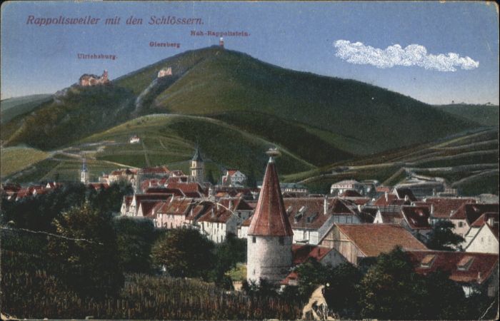 Rappoltsweiler Haut Rhin Elsass Rappoltsweiler Ulrichsburg Gfiersberg H