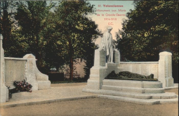 Valenciennes Monument Morts Grande Guerre