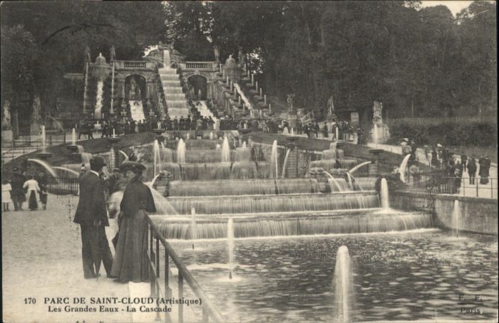 Paris Saint-Cloud Parc Grand Eaux Cascade
