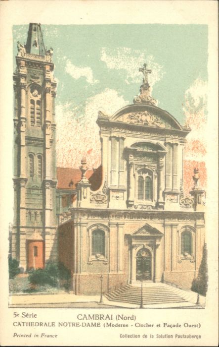 Cambrai Cathedrale Notre-Dame Clocher