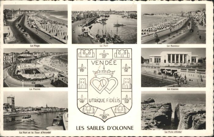 Les Sables-d Olonne Plage Piscine Port Tour d'Arundel Rembl