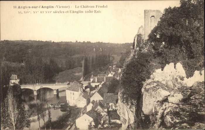 Angles-sur-l Anglin Chateua Feodal