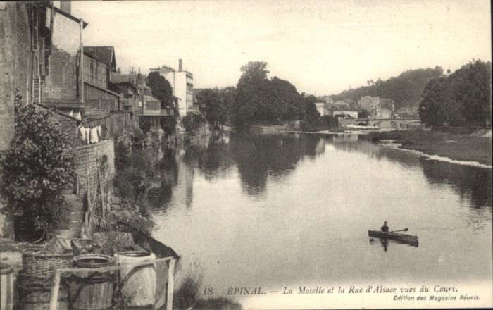 Epinal Vosges Epinal Moselle Rue d_Alsace Cours
