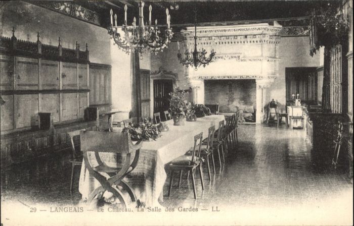 Langeais Chateau Salle Gardes