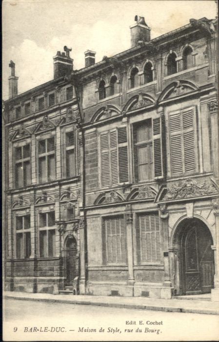Bar-le-Duc Maison Style Rue Bourg