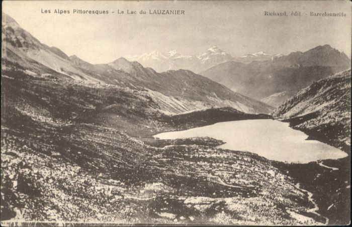 Lac Lauzanier Alpes Pittoresques