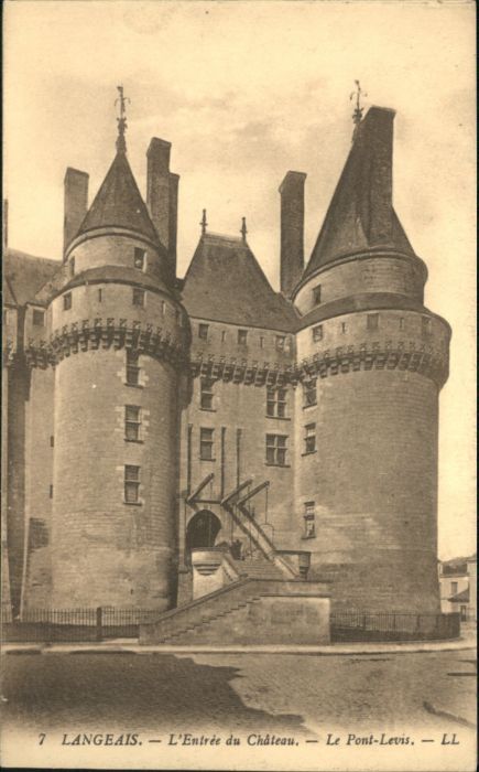 Langeais Chateau Pont Levis