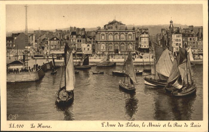 Le Havre Anse Pilotes Musee Rue de Paris