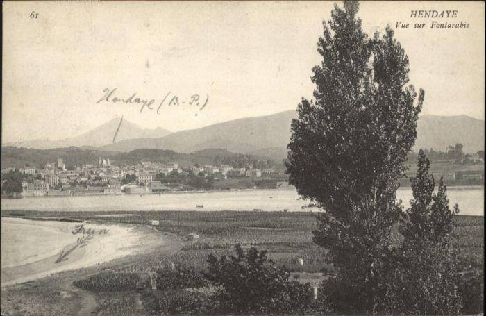 Hendaye Pyrenees Atlantiques Fontarabie