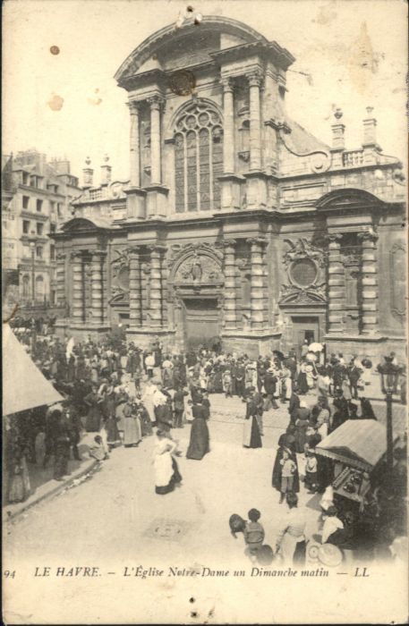 Le Havre Eglise Notre-Dame Dimanche Matin