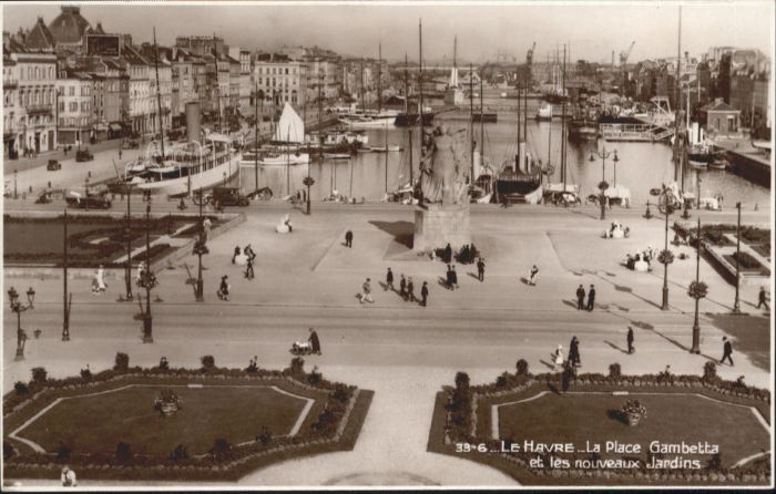 Le Havre Place Gambetta Nouveaux Jardin