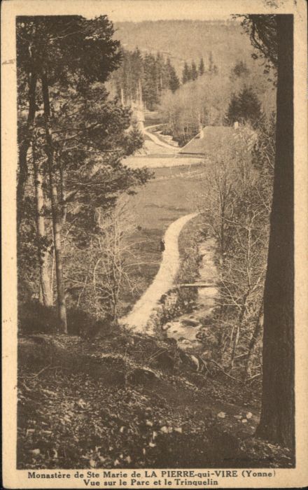 La Pierre-qui-Vire Monastere Ste. Marie Parc Trinquelin