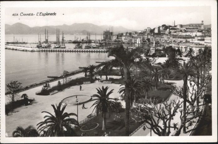 Cannes Alpes-Maritimes Cannes Esplanade