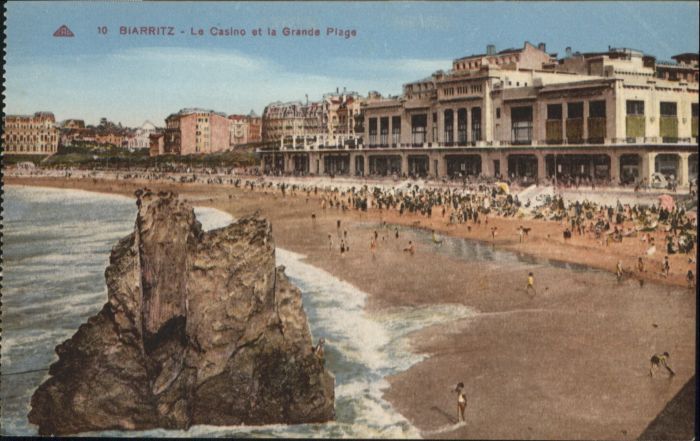 Biarritz Pyrenees Atlantiques Biarritz Plage Casino