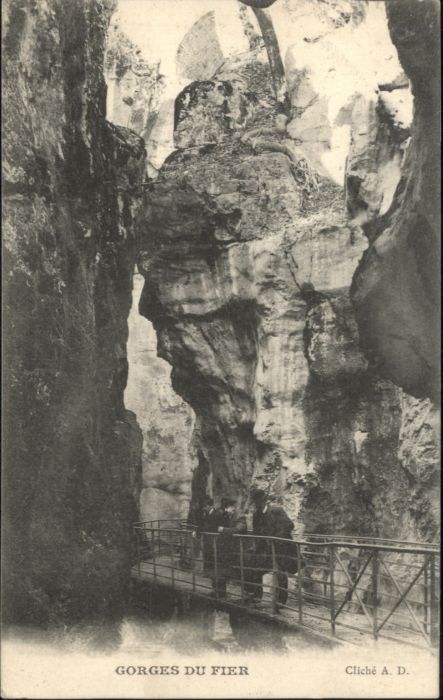 Lovagny Gorges du Fier Höhle Grotte Schlucht