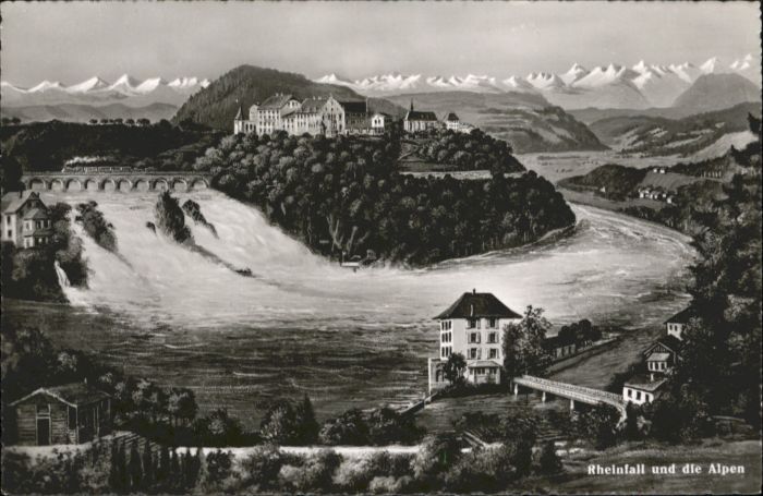 Neuhausen SH Rheinfall Schloesschen Woerth *