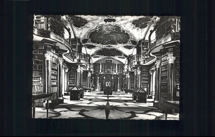 Bibliothek Library St_Gallen Stiftsbibliothek