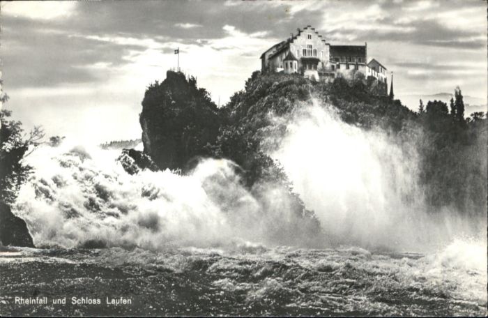 Neuhausen SH Neuhausen [Stempelabschlag] Rheinfall Schloss Laufen