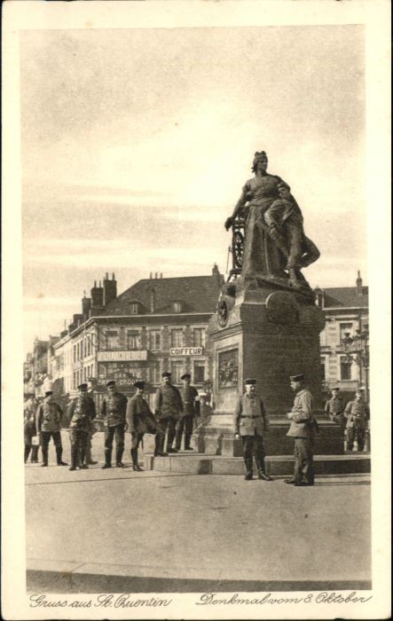 Saint-Quentin 02 Aisne Saint-Quentin Denkmal 8. Oktober