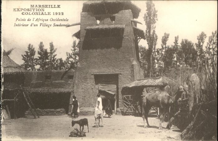 Marseille Bouches-du-Rhone Marseille Exposition Coloniale Palais A