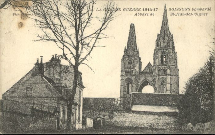 Saint-Jean-des-Vignes Guerre Abbaye
