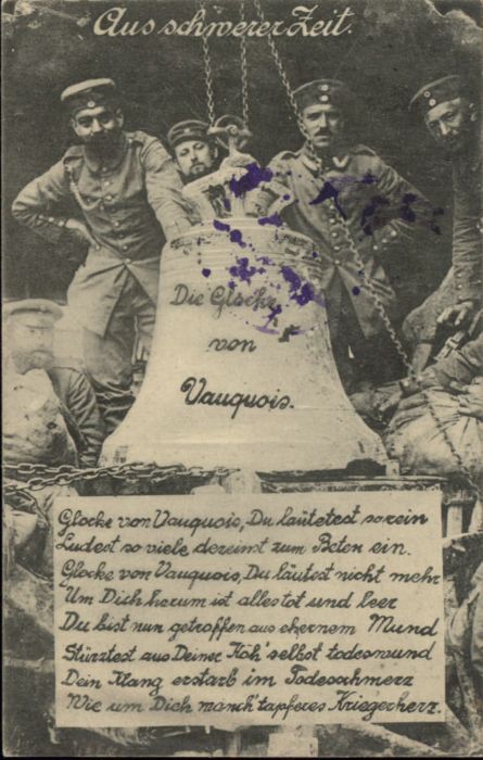 Vauquois Glocke Soldat Gedicht