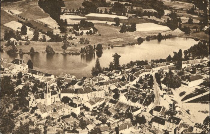 Peyrat-le-Chateau Fliegeraufnahme