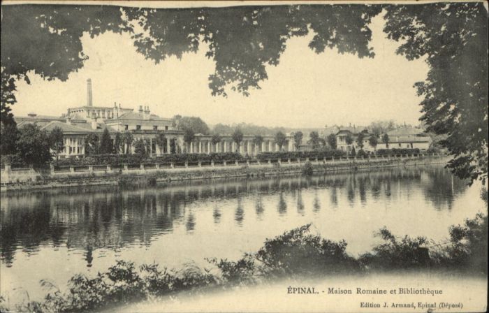Epinal Vosges Epinal Maison Romaine Bibliotheque