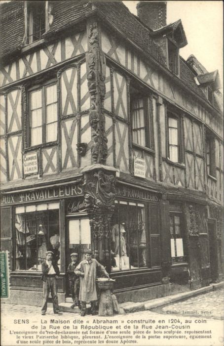 Sens 89 Sens Maison Abraham Rue Republique Rue