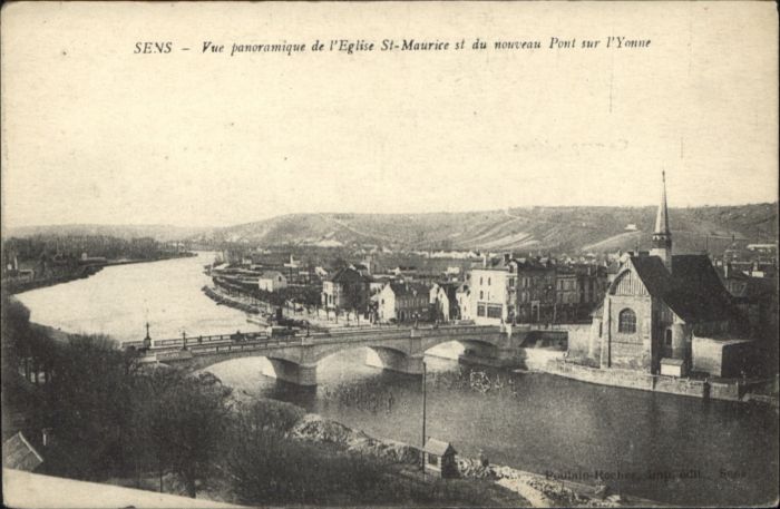 Sens 89 Sens Eglise St. Maurice Pont Yonne