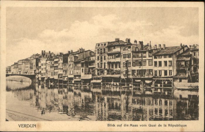Verdun Meuse Verdun Maas Quai Republique
