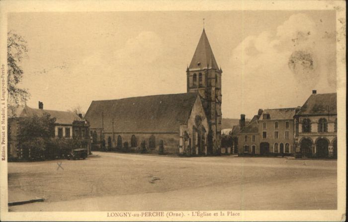 Longny-au-Perche Orne Eglise Place