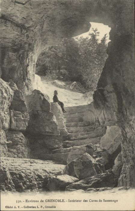 Sassenage Interieur Cuves Höhle