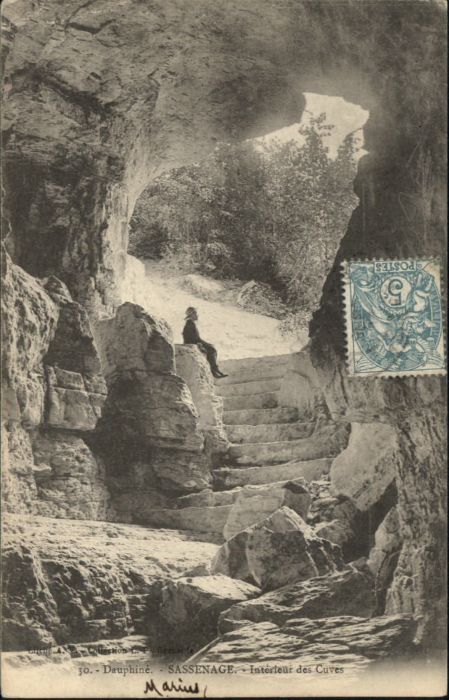 Sassenage Interieur Cuves Höhle