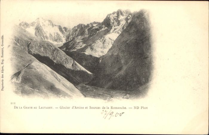Le Lautaret Grave Glacier Arsine Sources Romanche G