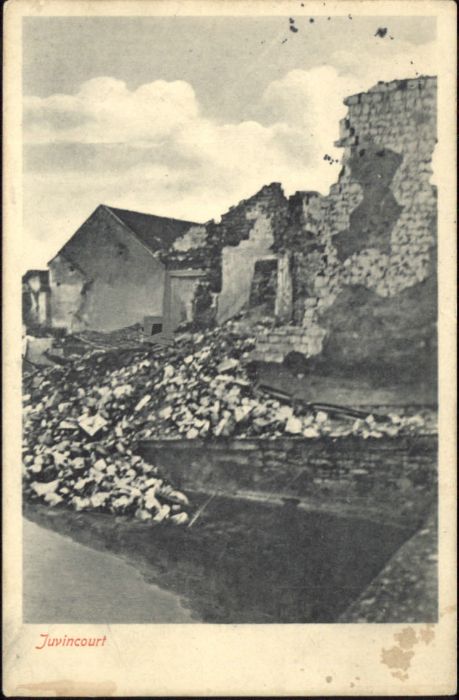 Juvincourt-et-Damary ? Zerstörung