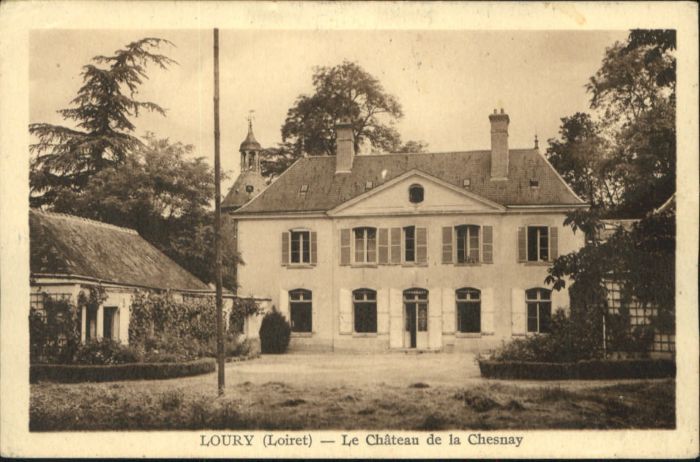 Loury Loiret Chateau Chesnay