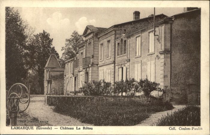 Lamarque Gironde Chateau le Retou